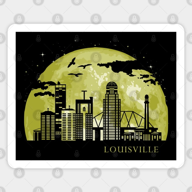 Louisville Sticker by Nerd_art